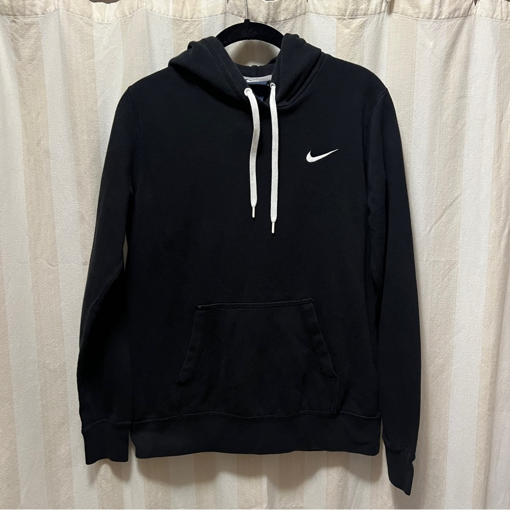 Nike Black Hoodie with White Logo